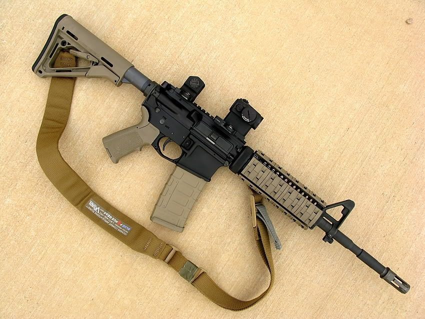 lmt ar 15. LMT SOPMOD on a 14.5quot; M4: